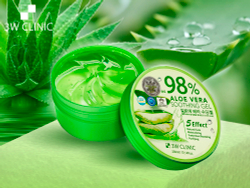 3W Clinic Aloe vera soothing gel 98% гель универсальный c алоэ