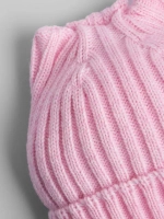 Шапка для девочки осенняя c ушками и снуд