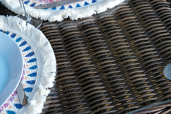 "Сицилия" обеденная группа плетеная, цвет коричневый