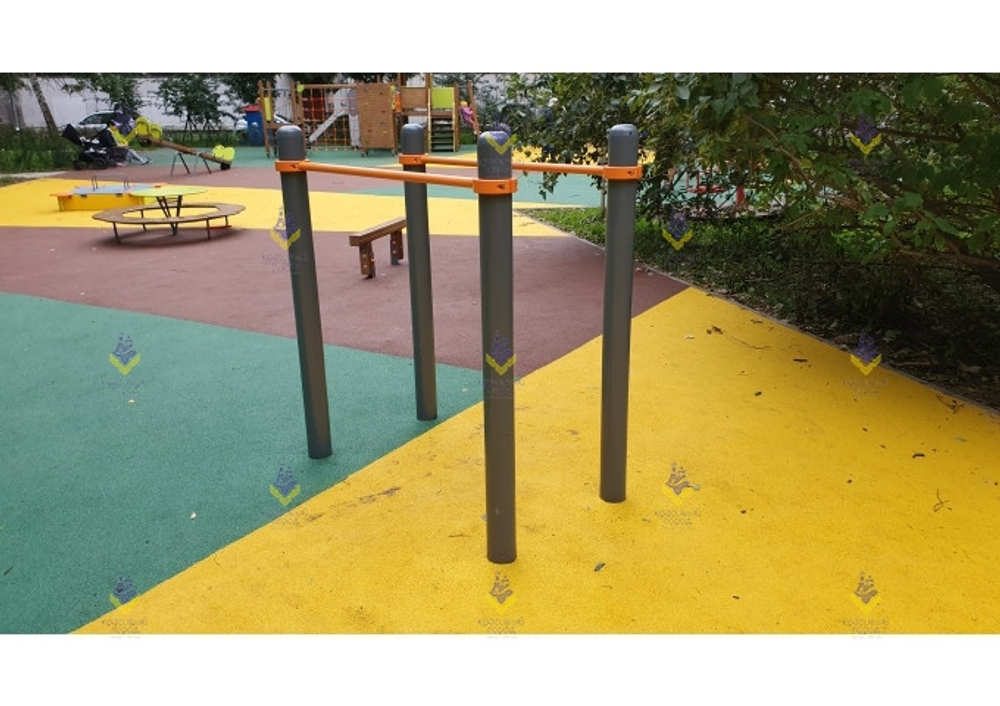 Воркаут Брусья для отжимания одинарные