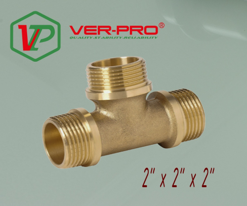 Тройник латун 2" Ш. х 2" Ш. х 2" Ш.   ViEiR (10/1шт)