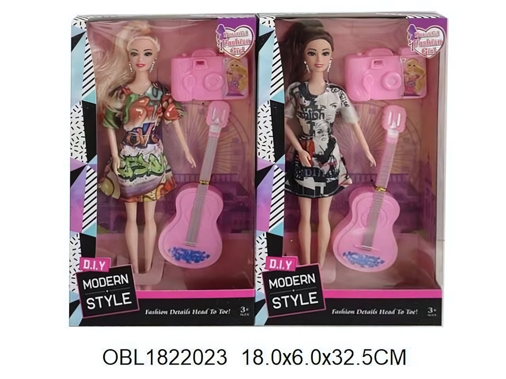 Кукла тип модель, с аксесс. в ассорт. коробка 01346