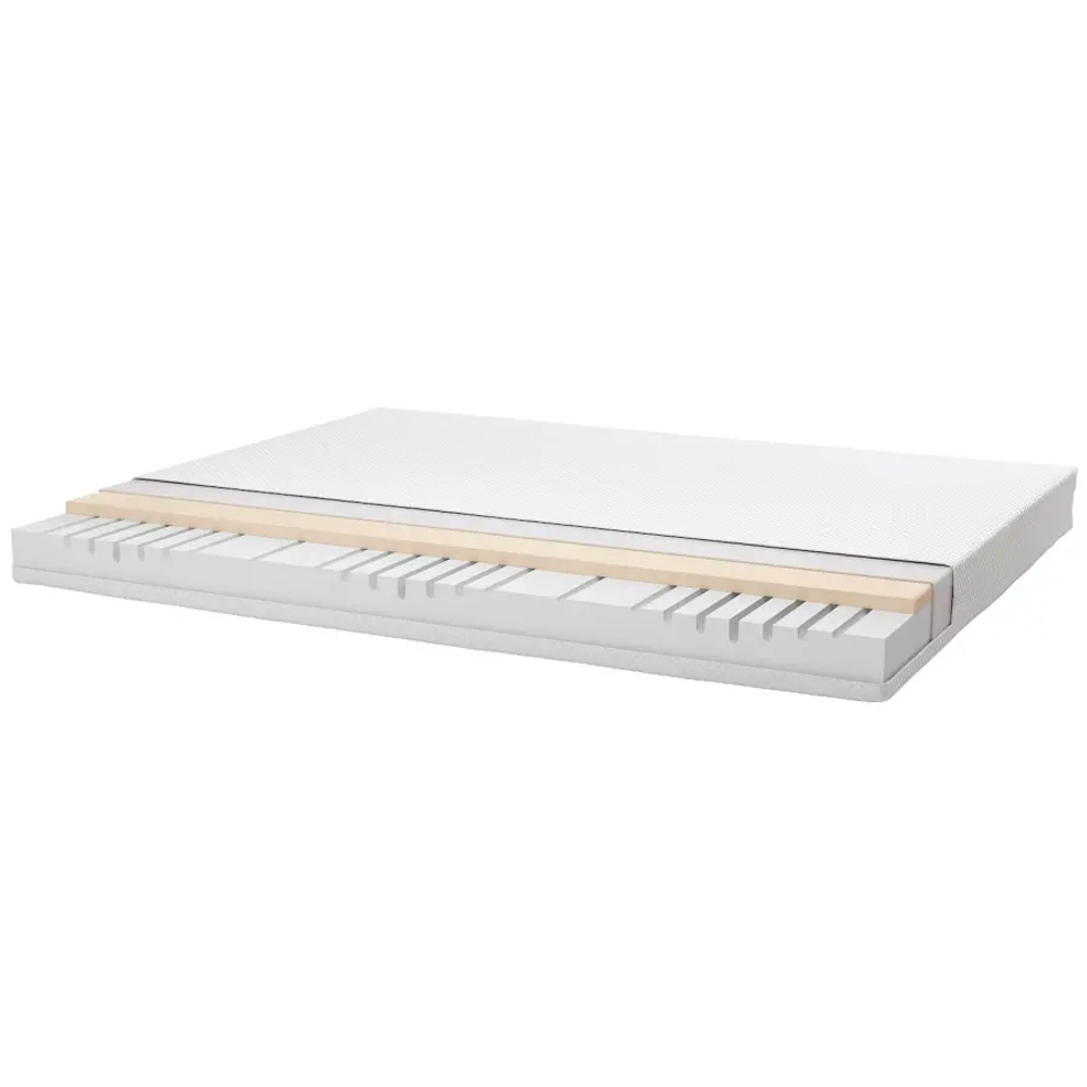 Матрас для двуспальной кровати - IKEA ÅBYGDA/АБЮГДА ИКЕА, 90x200 см,белый