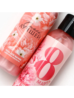 Подарочный набор «С 8 Марта!», гель для душа и пена для ванны 2×100 мл, мочалка для тела, Чистое счастье