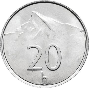 20 геллеров 1996 Словакия