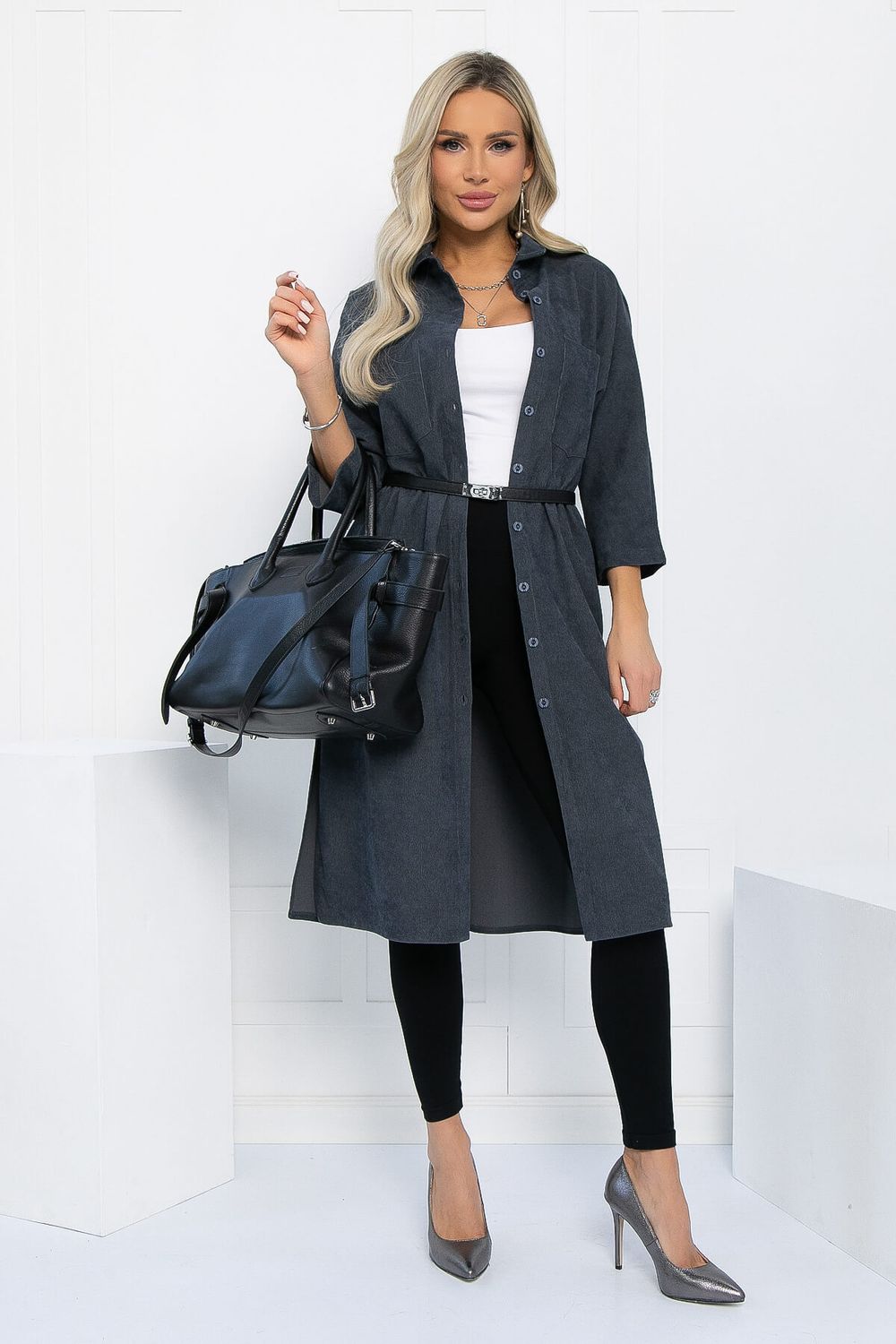 Платье Трейси (серое) П12933-10М LT Collection