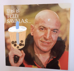 Винтажная виниловая пластинка LP Telly Savalas This Is Telly Savalas (Germany 1975)
