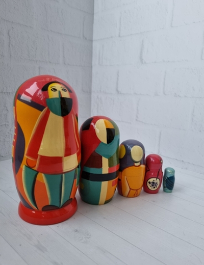 Матрёшка 5м 15см Малевич-Кандинский