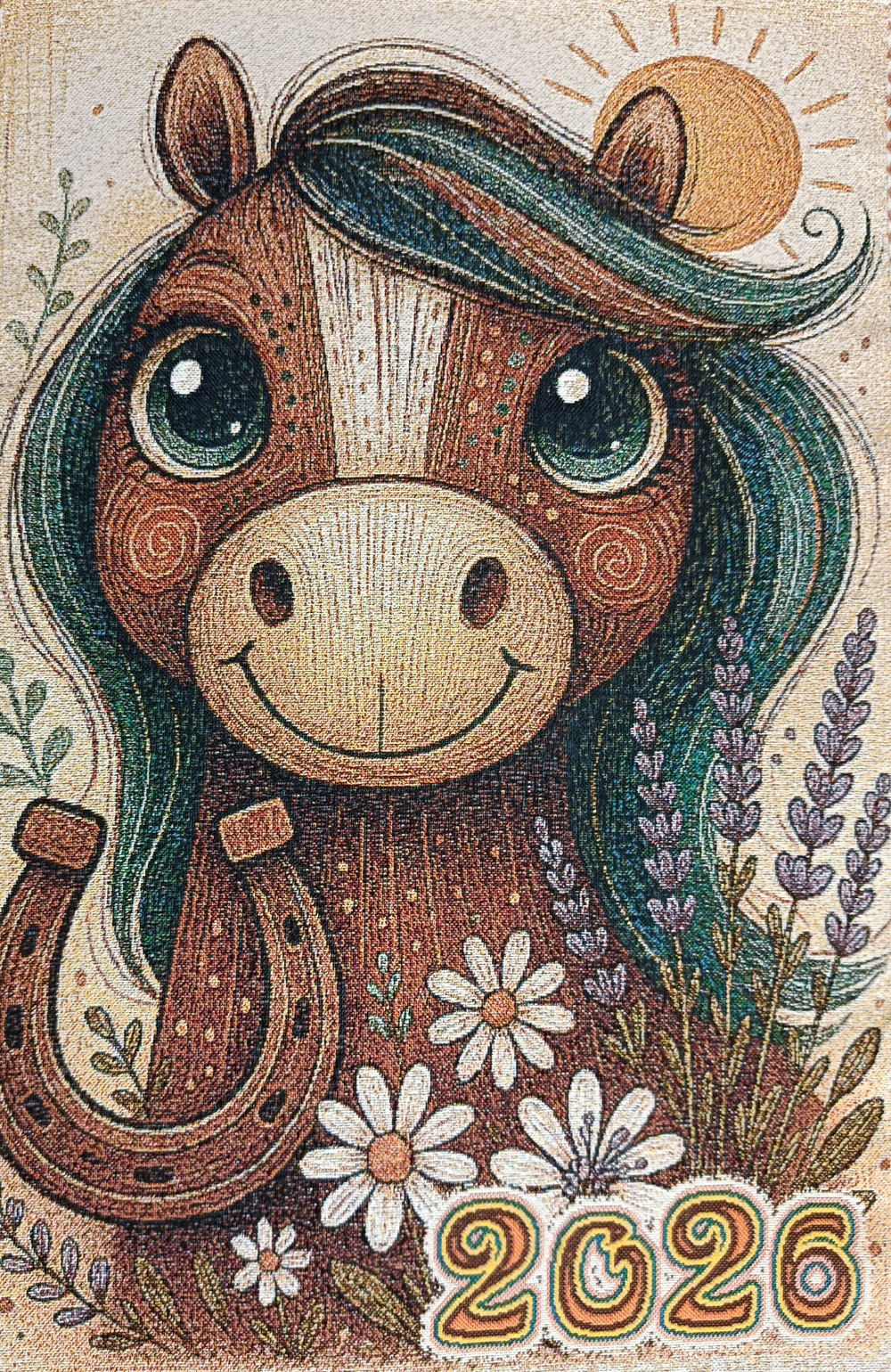 Календарь из гобелена на 2026 год Маруся 39х78