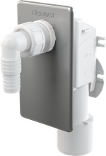 Сифон для стиральной машины Alcadrain под штукатурку, хромированный (APS3)