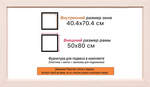 Рама 40x70 для картин и фотографий RP0711925-13