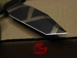 Нож Extrema Ratio Fulcrum C - пустынная рукоять, клинок камо черный