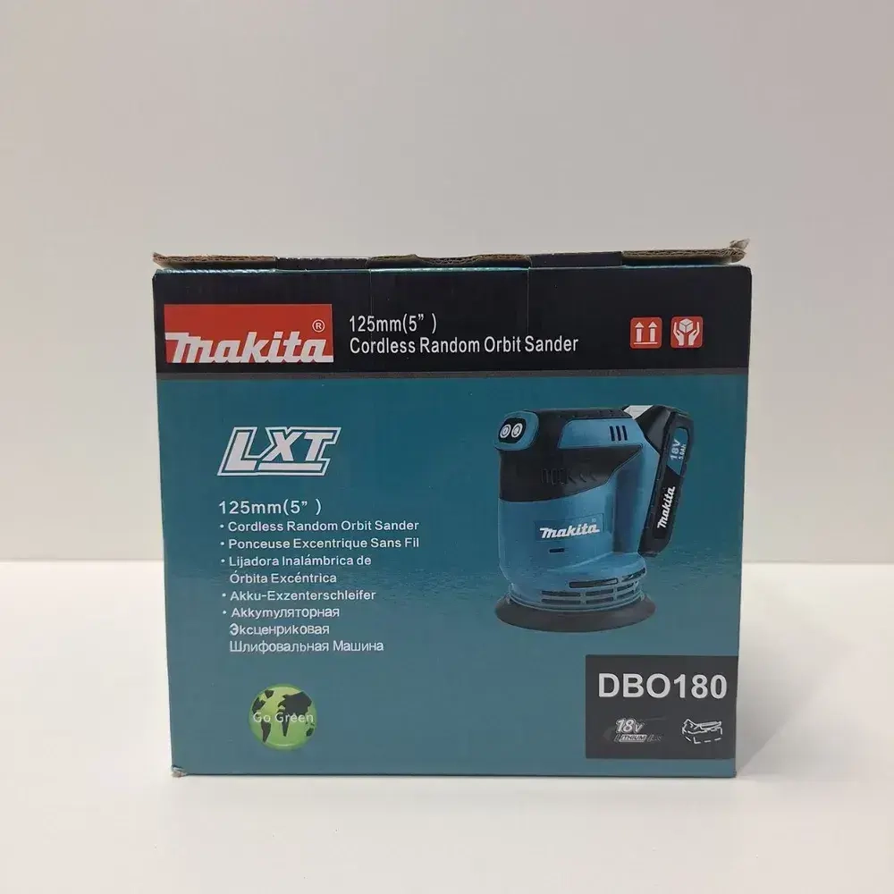 Эксцентриковая аккумуляторная шлифовальная машина Makita DBO180 18V