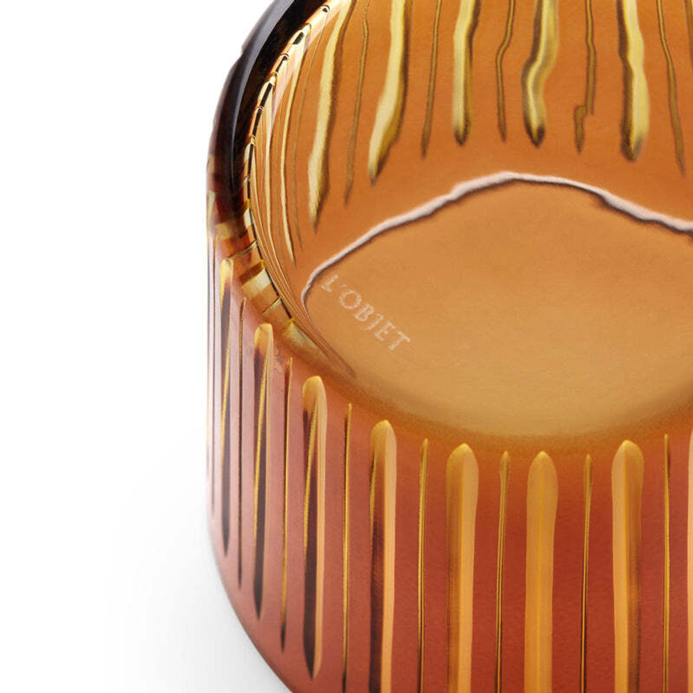 Набор стаканов L'Objet Prism DOF Amber, 380 мл (4 шт.)
