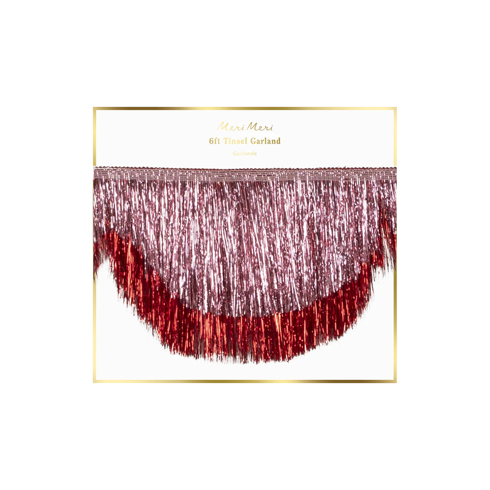 Гирлянда розовая фигурная 1,8 метра