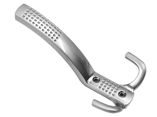 Мебельный крючок с перфорацией К305/3/ Матовый хром