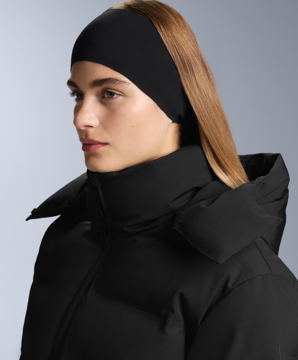 Oysho Спортивная повязка для волос 9,5 см, черный