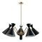 Подвесная люстра Crystal Lux Joven SP5 Gold/Black