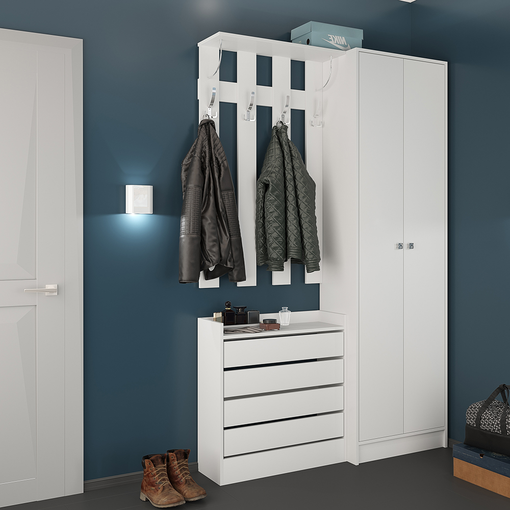 Шкаф Ямайка ЯПШ-1, белый