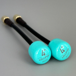 Антенны Foxeer Lollipop 4 Plus 5,8G 2,6dBi RHCP SMA 10см (бирюзовые)