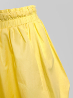 Юбка-баллон однотонная на резинке с шортиками