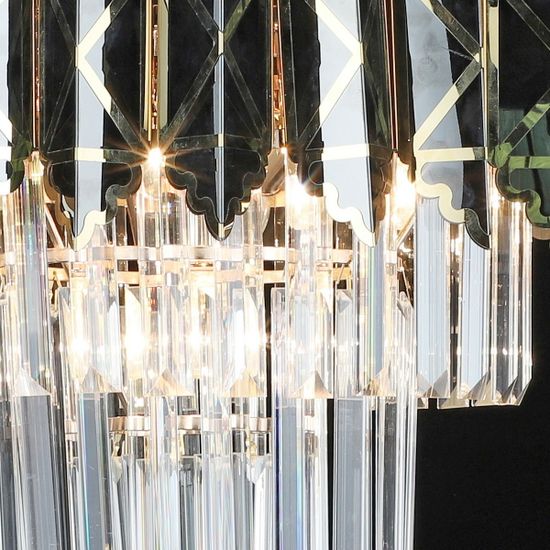 Люстра потолочная Reluce E27  02202-0.4-05 FGD+BK