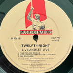Twelfth Night ‎– Live And Let Live (Англия 1984г.)