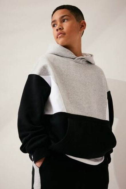 H&M Толстовка с капюшоном, серый
