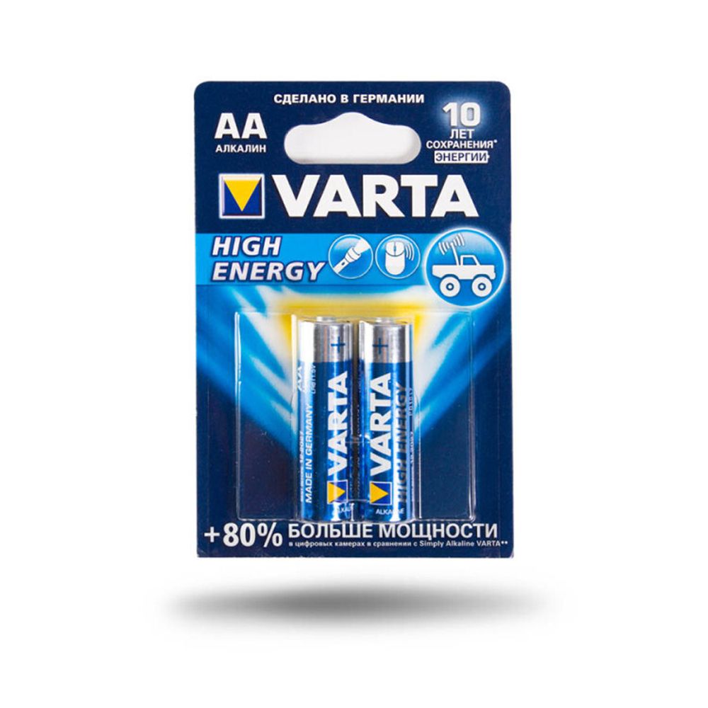 Батарейки Varta ENERGY, АА*LR6, 2шт