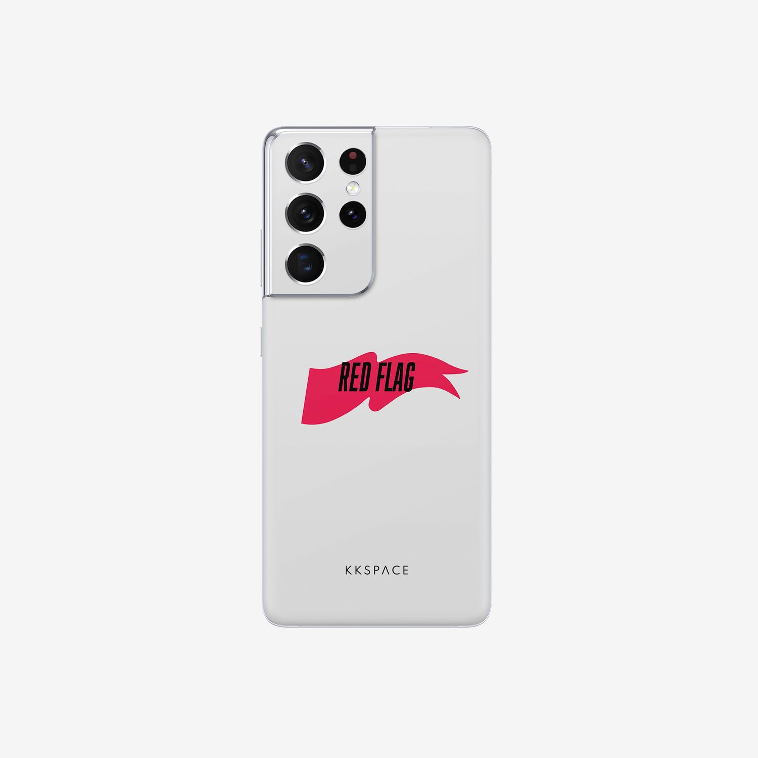 Виниловая наклейка RED FLAG для Samsung Galaxy