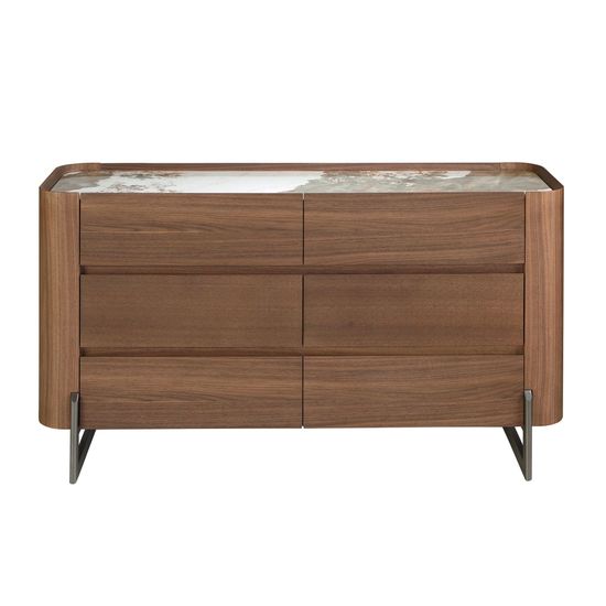 Комод 7151/437-C из ореха и керамики