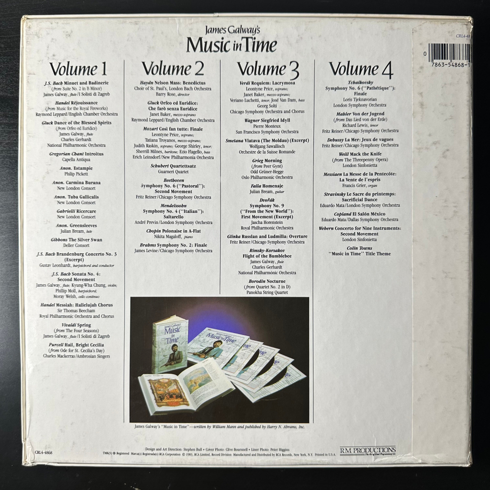 James Galway ‎– James Galway's Music In Time 4LP (США 1983г.)