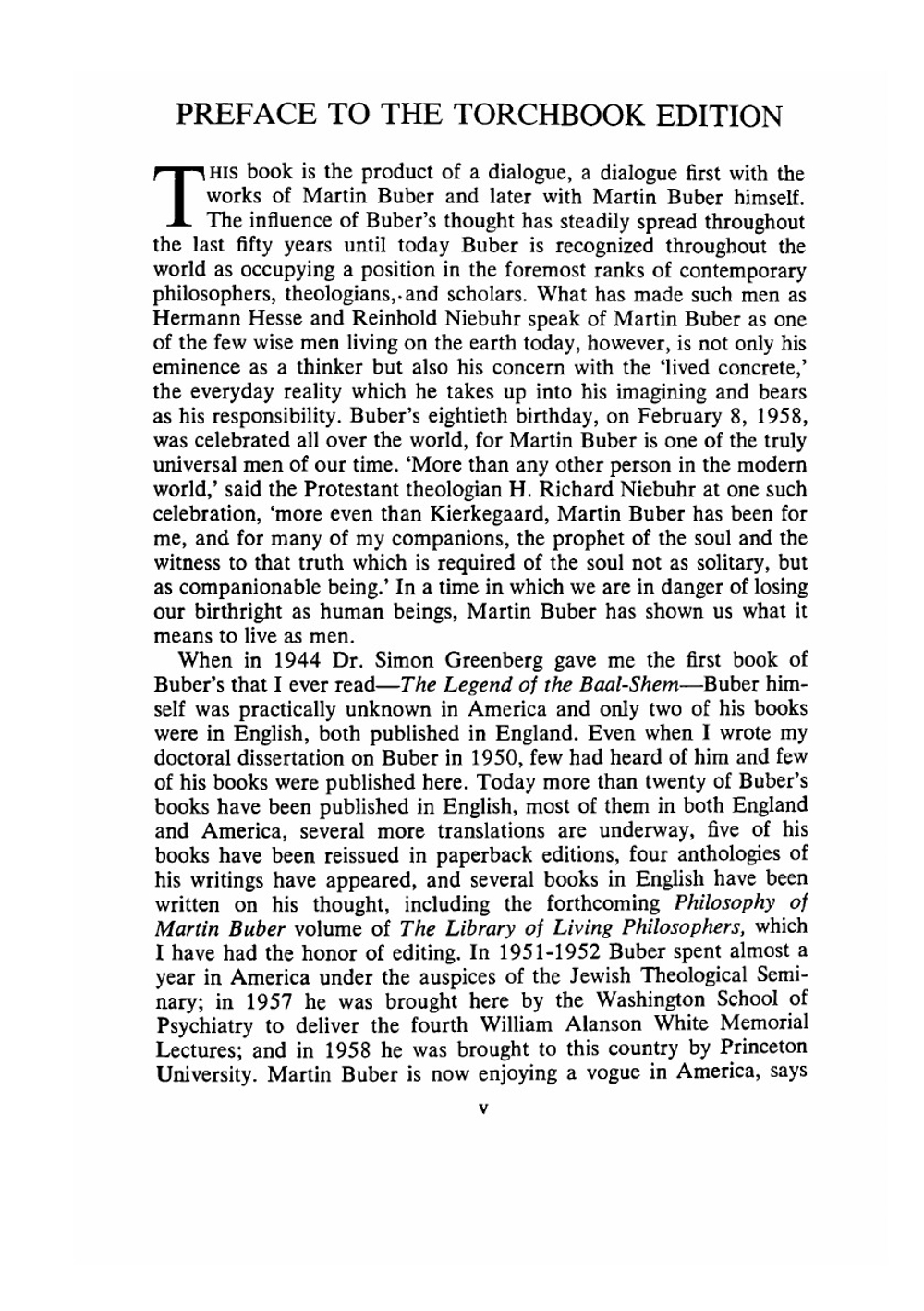 Martin Buber. The life of dialogue | Maurice S. Friedman