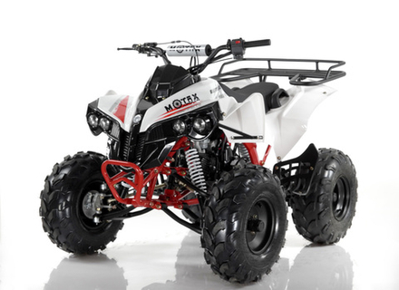 MOTAX ATV Raptor LUX 125 сс 4T Белый/красный