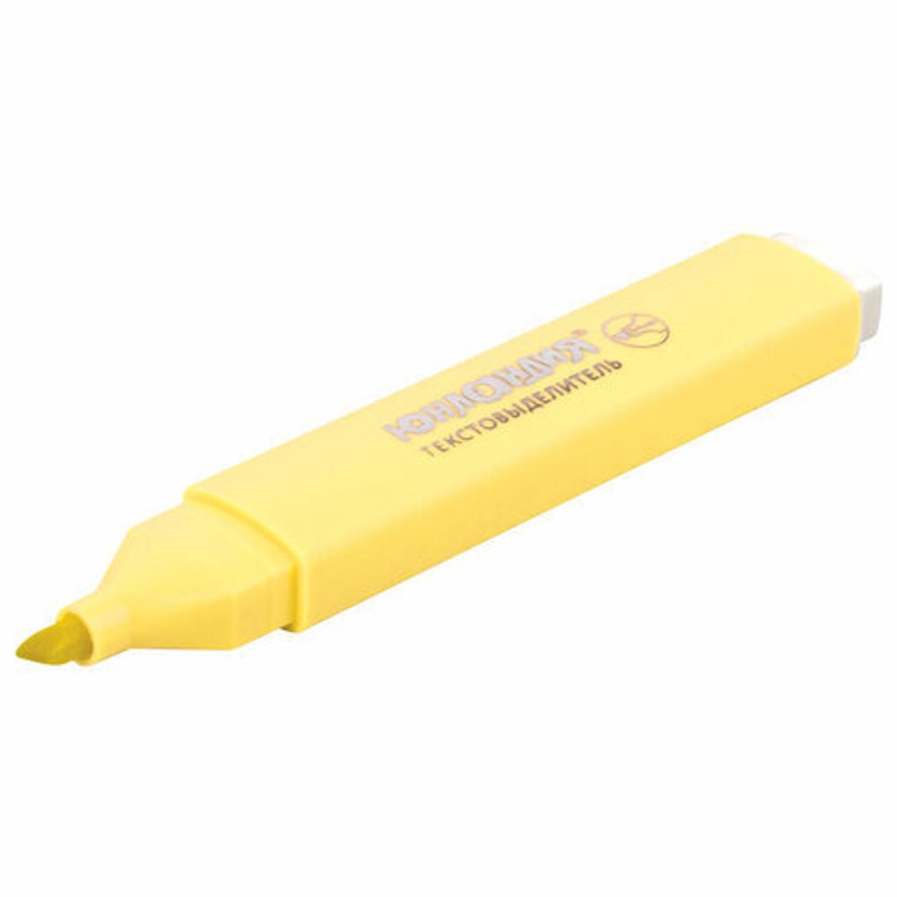 Текстовыделитель ЮНЛАНДИЯ "COLORSTAR PASTEL", ВАНИЛЬ, линия 1-4 мм, 151710