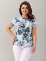 Футболка Фкл-192/морволна-листья