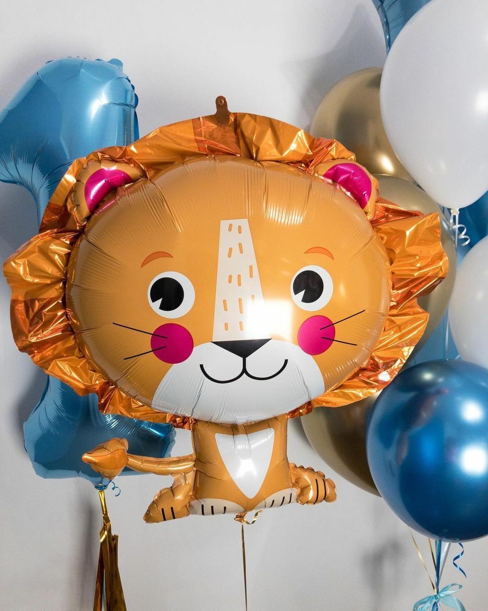 AN Шар фигура Лев 24"/60см * 21"/53см (БГ-43)  Изображение4