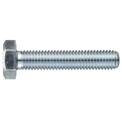 Болт М8х30 DIN 933 с шестигранной головкой, оцинкованный