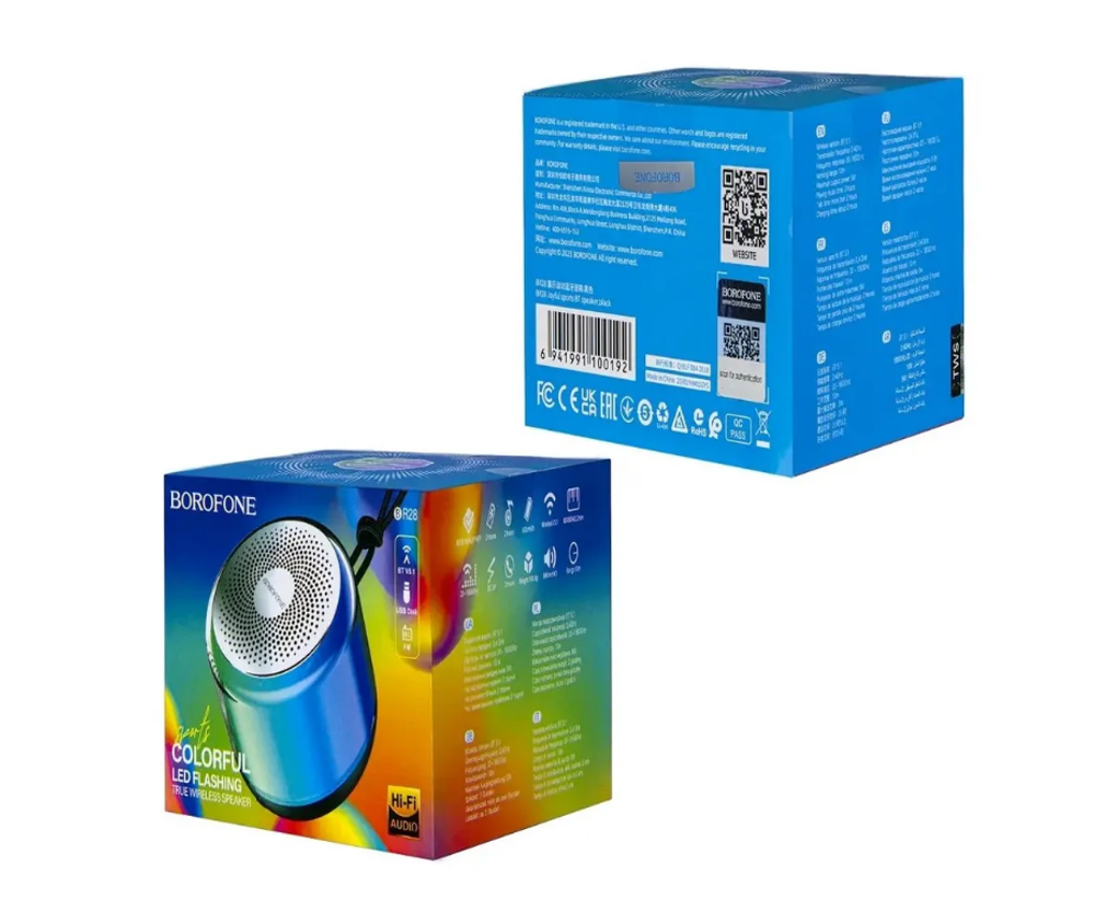 Колонка - Bluetooth BOROFONE BR28 (синий)