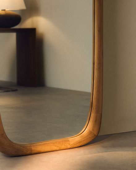 Зеркало из тикового дерева Alura 158 x 61 см