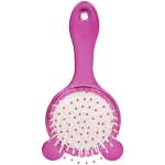 Расческа массажная детская зеркальная «ЛАВАНДА», мишки, микс 4 цвета, 7*16см (блистер Ultramarine)