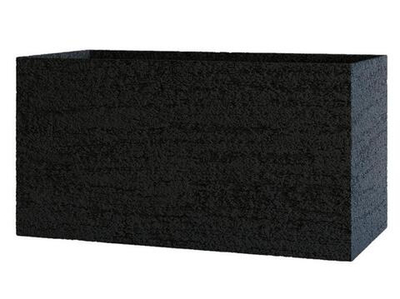 Кашпо Concretika Balcony 40x15x15 Erosia Black