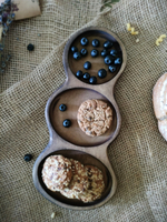 Менажница деревянная для подачи блюд и закусок "АЗИЯ"