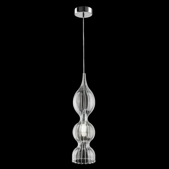 Подвесной светильник Crystal Lux Iris SP1 B Transparent