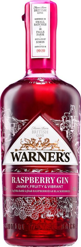 Джин Warner&#39;s Raspberry Gin, 0.7 л