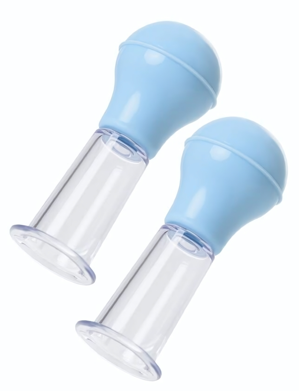 Набор для стимуляции сосков Nipple Pump Set - Size M (Цвет: прозрачный)