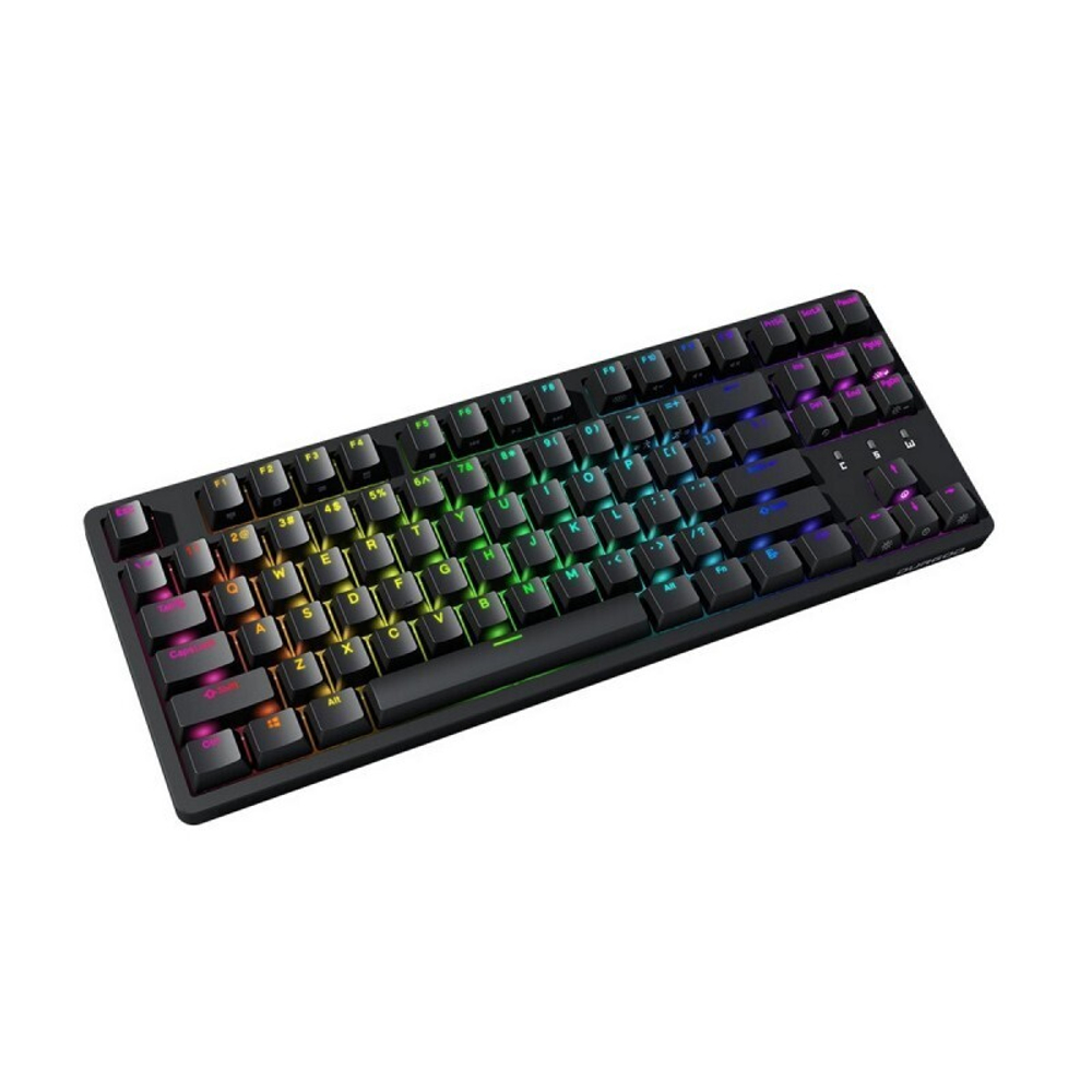 Механическая клавиатура Durgod Cavalry 87 - BLACK, TKL, PBT Double-shot keycaps, Hot-swap, RGB, Kailh turbo-Red switch (C87-B-KL-R)