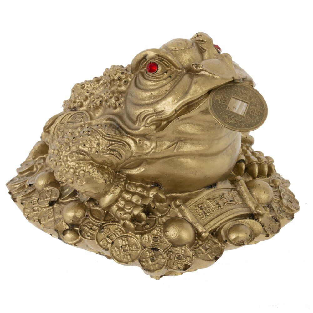 GAEM Фигурка декоративная "Лягушка денежная", L9 W8,5 H6,5 см