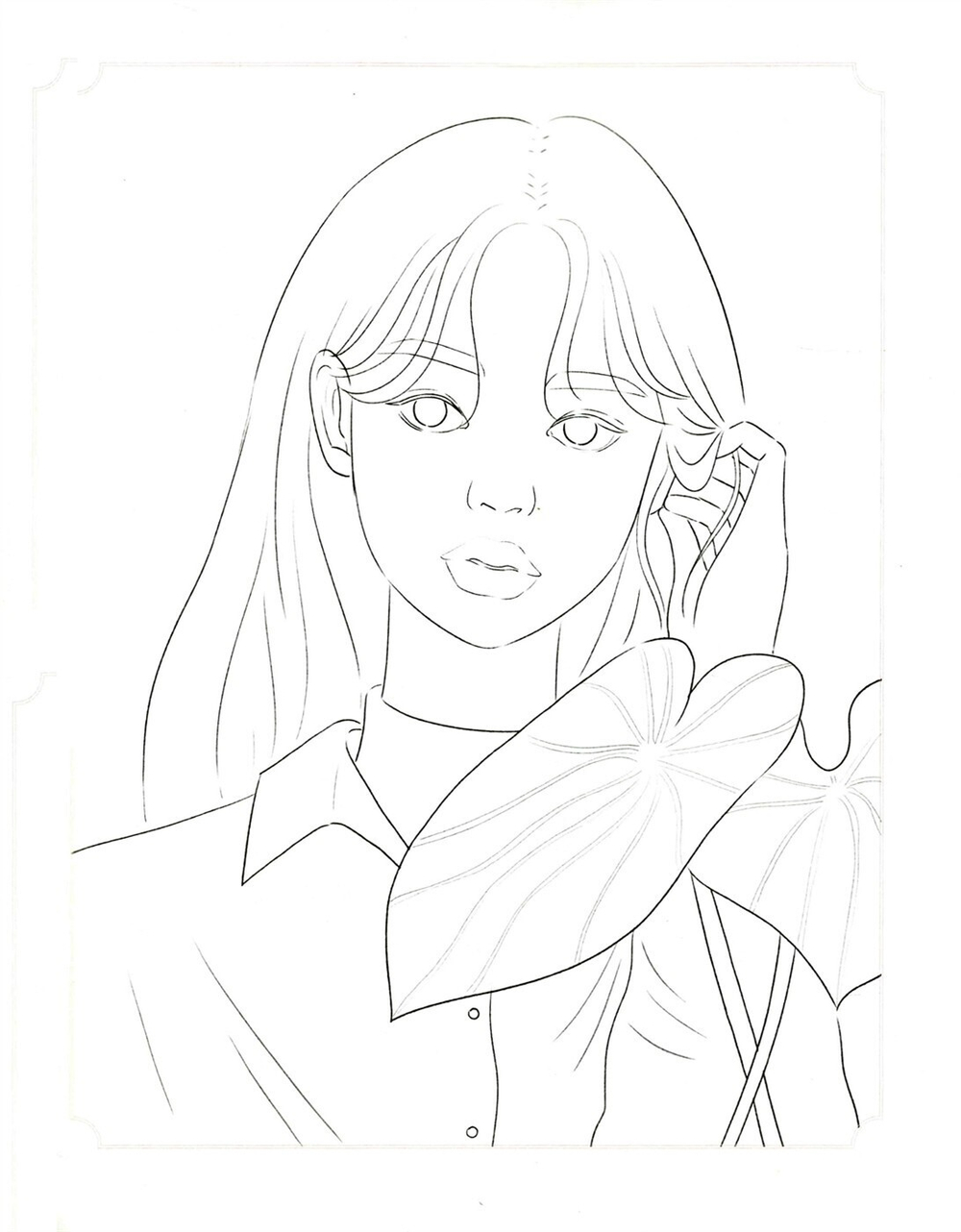 Girl's time. Coloring Book