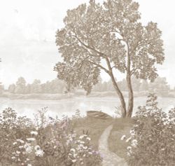 Пейзаж Берег Лоймины панно